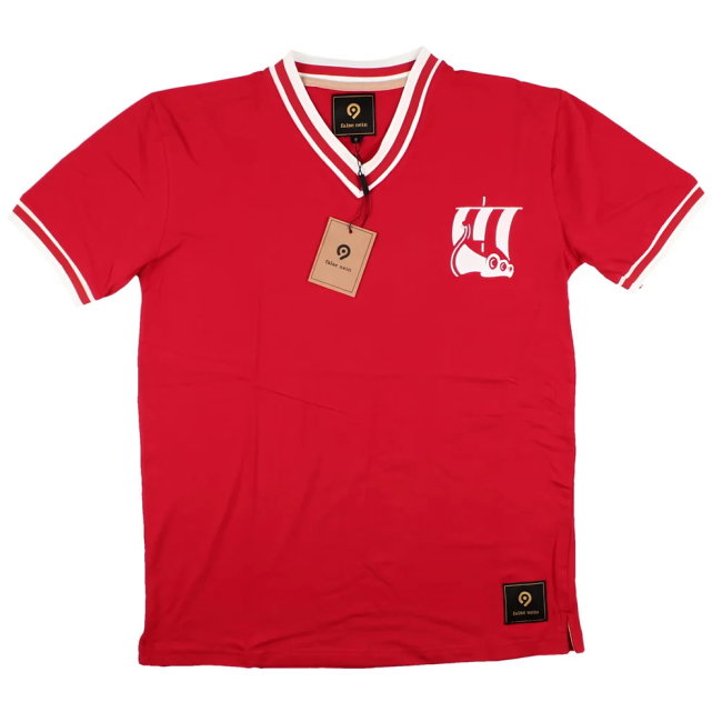 False Nein Denmark Home Shirt (M LAUDRUP 10)-SoccerKits Hub | Buy Soccer Jerseys Online